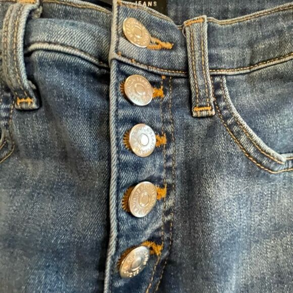 Veronica Beard Carolina Button Front Ankle Jeans 27 - Picture 4 of 11